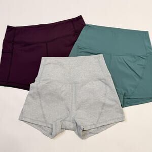 Born Primitive Shorts Womens Small Multicolor Elastic Waist Athletic Lot Of 3